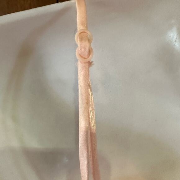 Vintage Lady Carmen Dallas Womens Ice Pink Satin Lace Slip/Dress/Gown Made USA - Picture 11 of 11